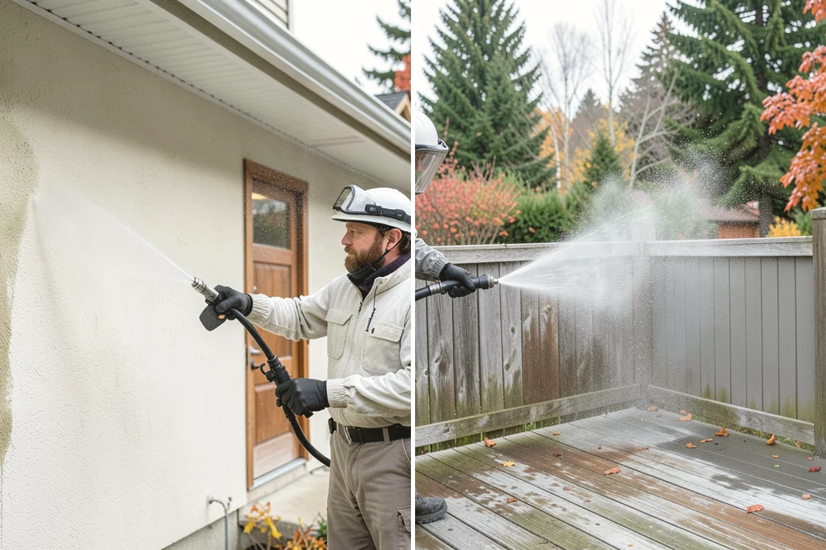 Patio Sealing in Issaquah, King County, WA - Clean the patio and clear organic growth and stains