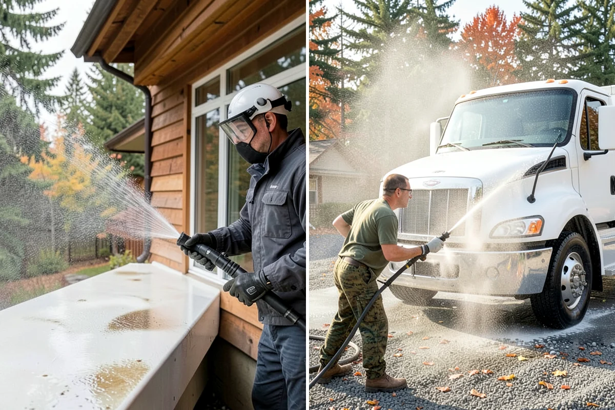Patio Sealing in Lake Forest Park, King County, WA - Clean the patio and clear organic growth and stains