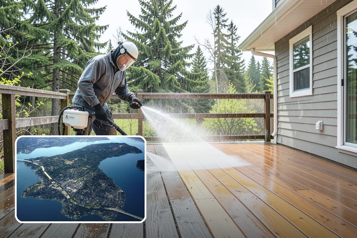 Patio Sealing in Mercer Island, King County, WA - Guards against food, drink, and grease staining