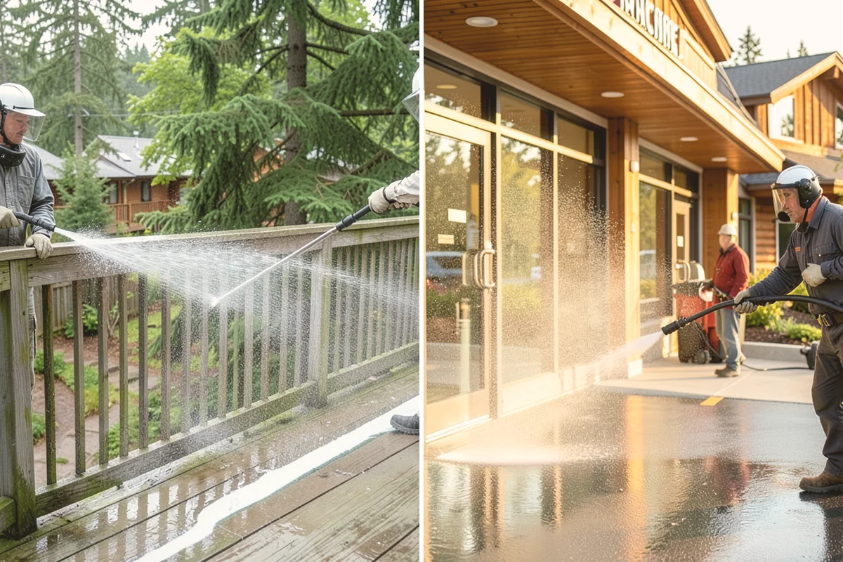 Patio Sealing in Milton, King County, WA - Clean the patio and clear organic growth and stains