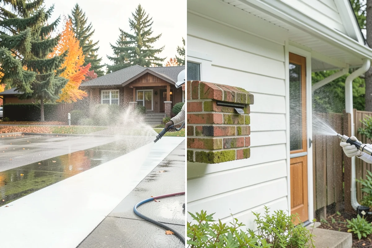 Patio Sealing in Mukilteo, Snohomish County, WA - Clean the patio and clear organic growth and stains