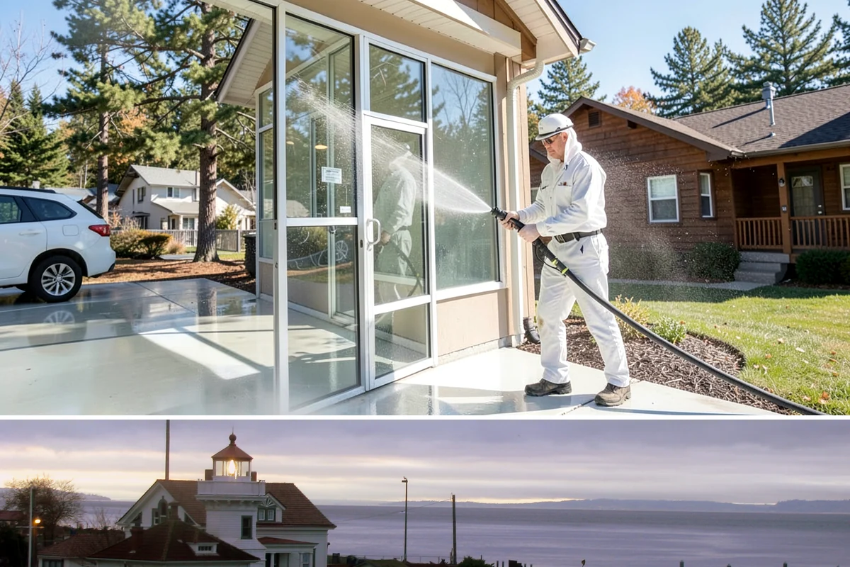 Patio Sealing in Mukilteo, Snohomish County, WA - Seal patios in summer while the surface is dry and warm so the product bonds and cures reliably.