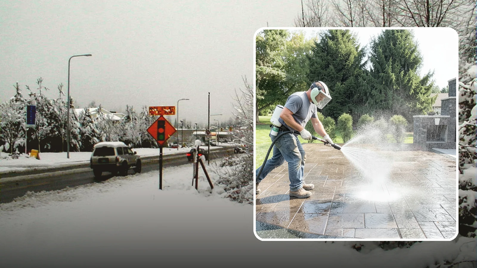 Patio Sealing in Newcastle, King County, WA - Surface sealing for concrete, stone, and paver patios that protects the entertaining area from stains, moss, and Northwest...