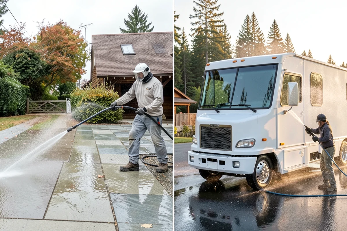Patio Sealing in Normandy Park, King County, WA - Clean the patio and clear organic growth and stains