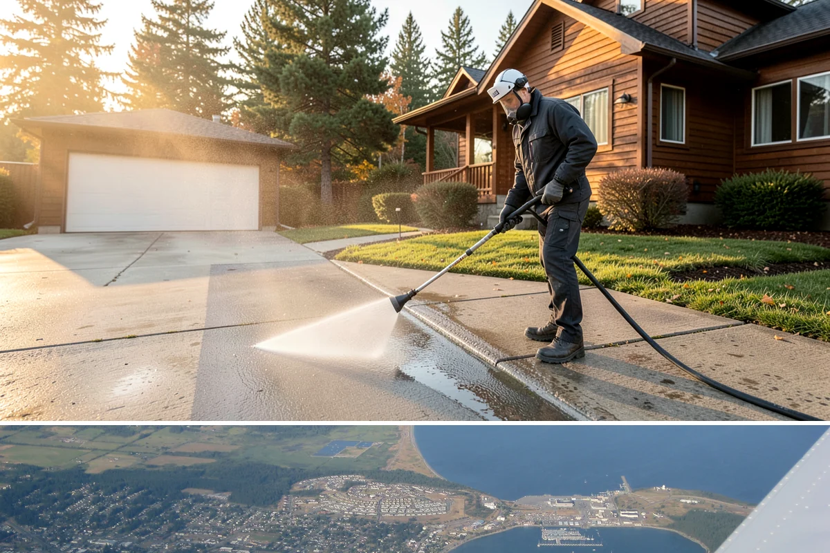 Patio Sealing in Oak Harbor, Island County, WA - Seal patios in summer while the surface is dry and warm so the product bonds and cures reliably.