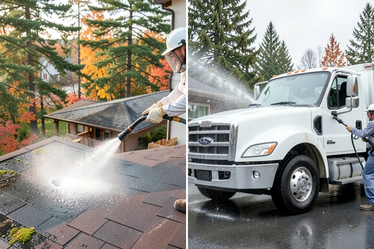Patio Sealing in Pacific, King County, WA - Clean the patio and clear organic growth and stains