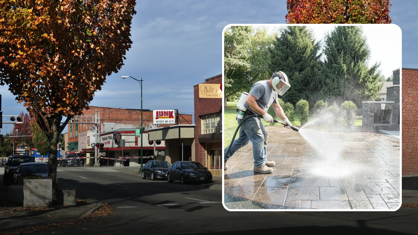 Patio Sealing in Puyallup, Pierce County, WA - Surface sealing for concrete, stone, and paver patios that protects the entertaining area from stains, moss, and Northwest...