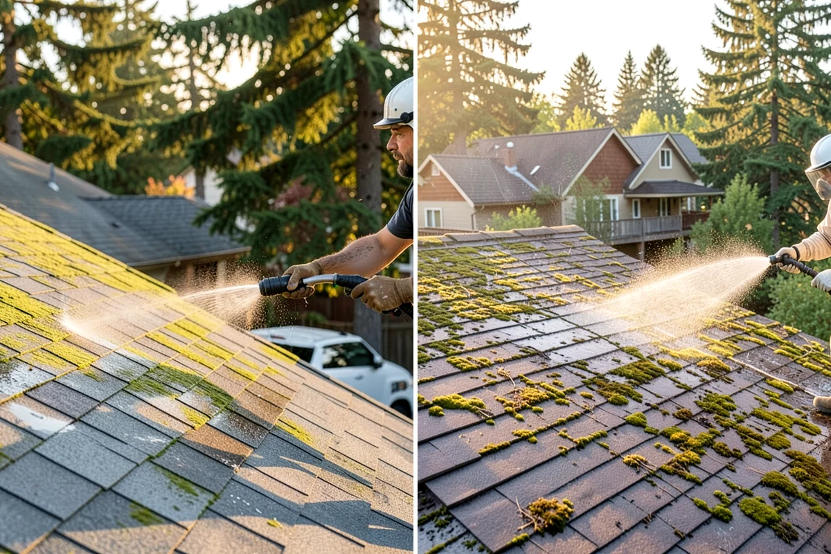Patio Sealing in Sedro-Woolley, Skagit County, WA - Clean the patio and clear organic growth and stains