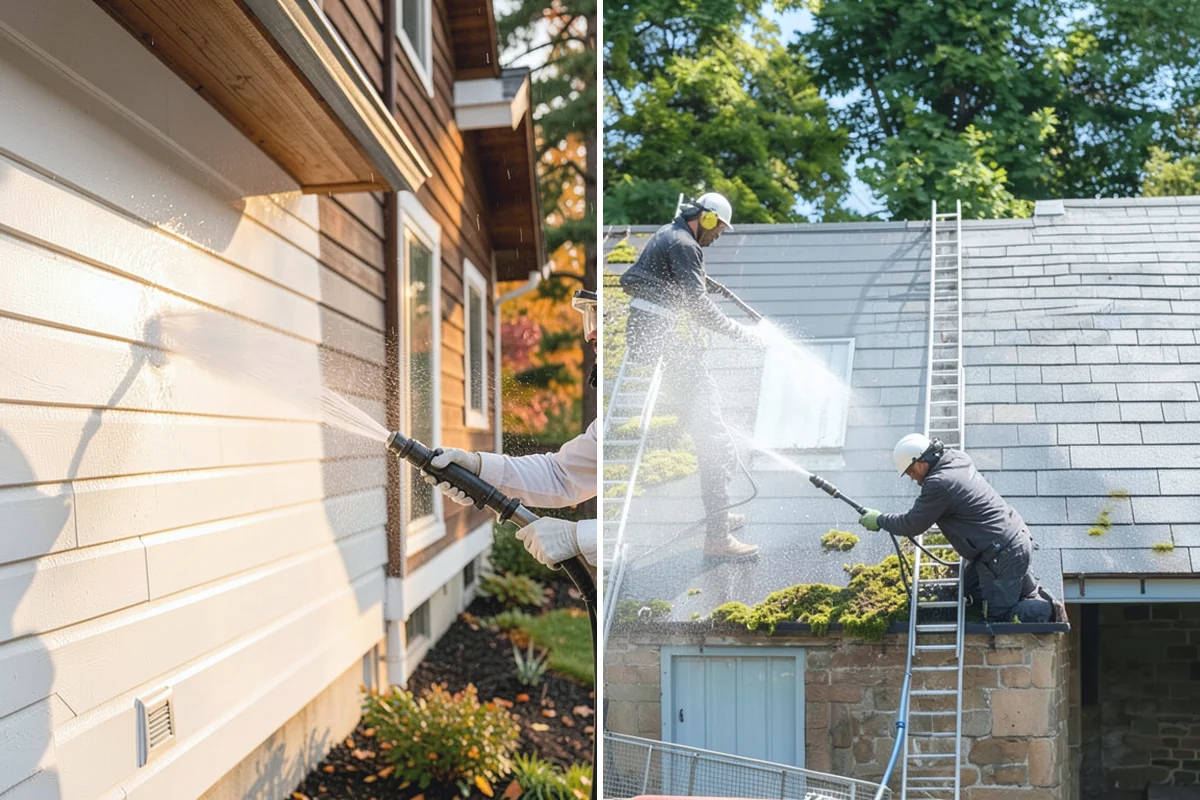 Patio Sealing in Sumner, Pierce County, WA - Clean the patio and clear organic growth and stains