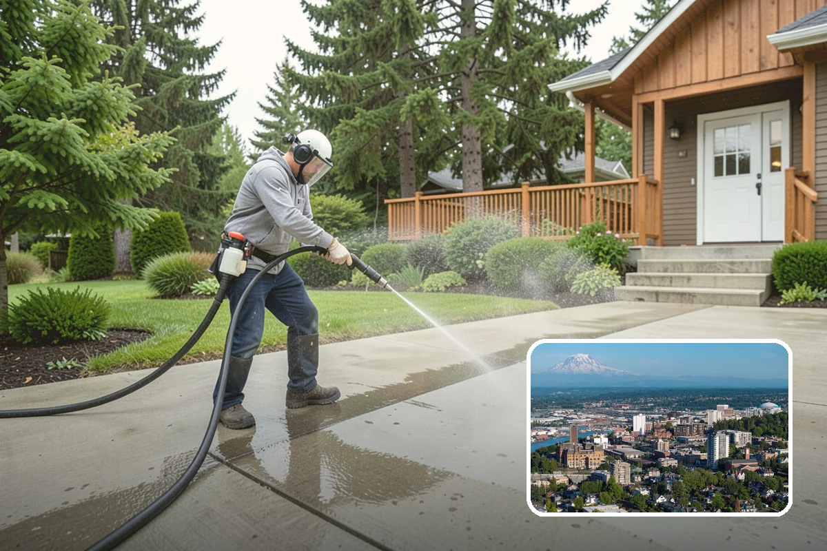 Patio Sealing in Tacoma, Pierce County, WA - Guards against food, drink, and grease staining