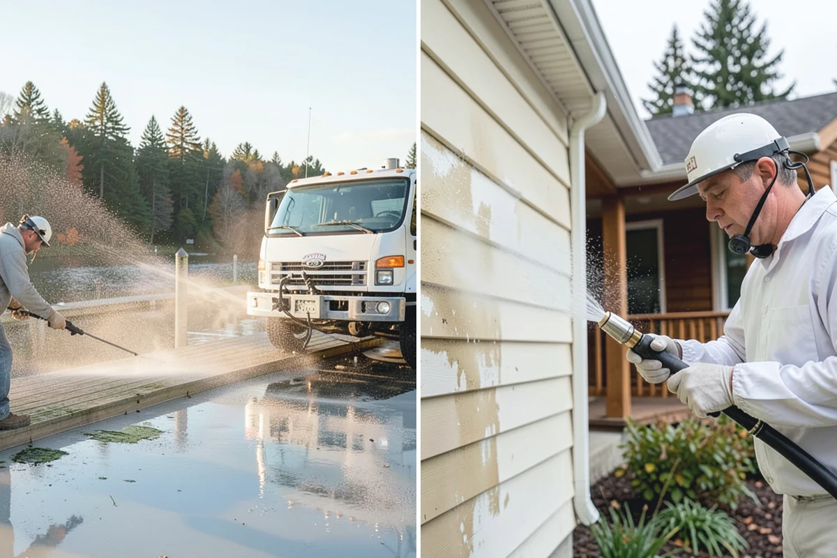 Patio Sealing in Wilkeson, Pierce County, WA - Clean the patio and clear organic growth and stains