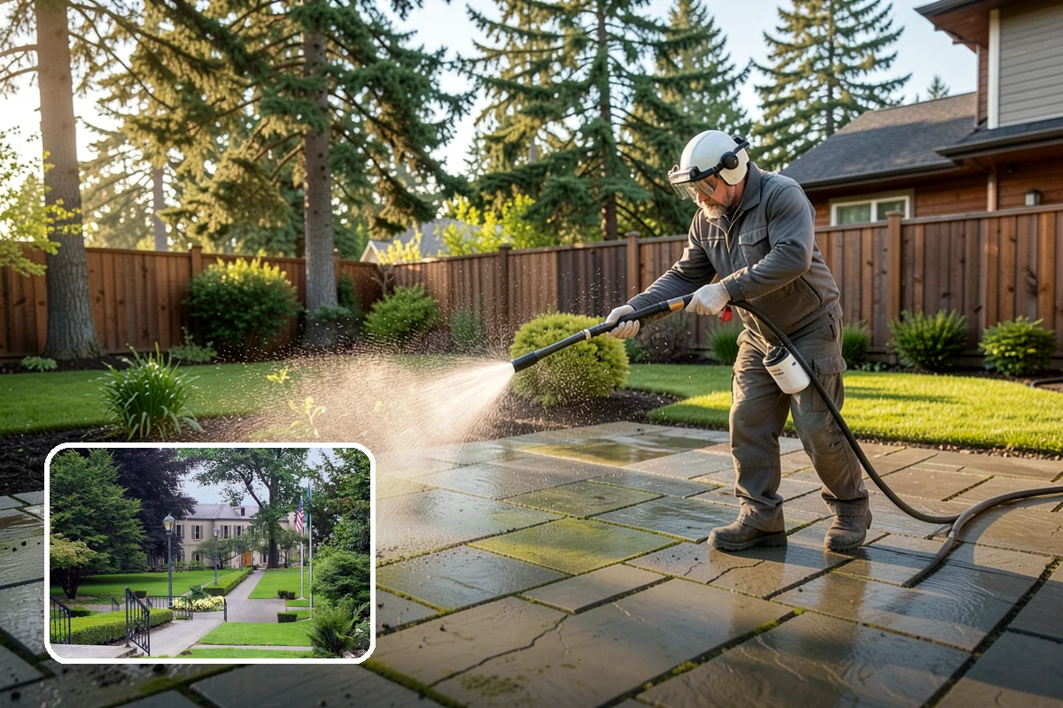 Patio Sealing in Woodinville, King County, WA - Guards against food, drink, and grease staining