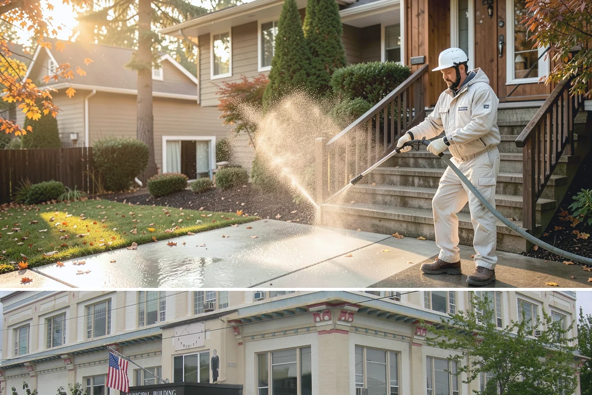 Patio Stain Removal in Anacortes, Skagit County, WA - Patio stain removal works best in dry weather so treatments dwell without rain dilution.