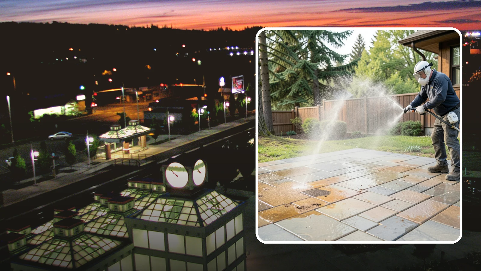 Patio Stain Removal in Auburn, King County, WA - Target and lift stubborn patio stains from grease, rust, tannin, and organic buildup.