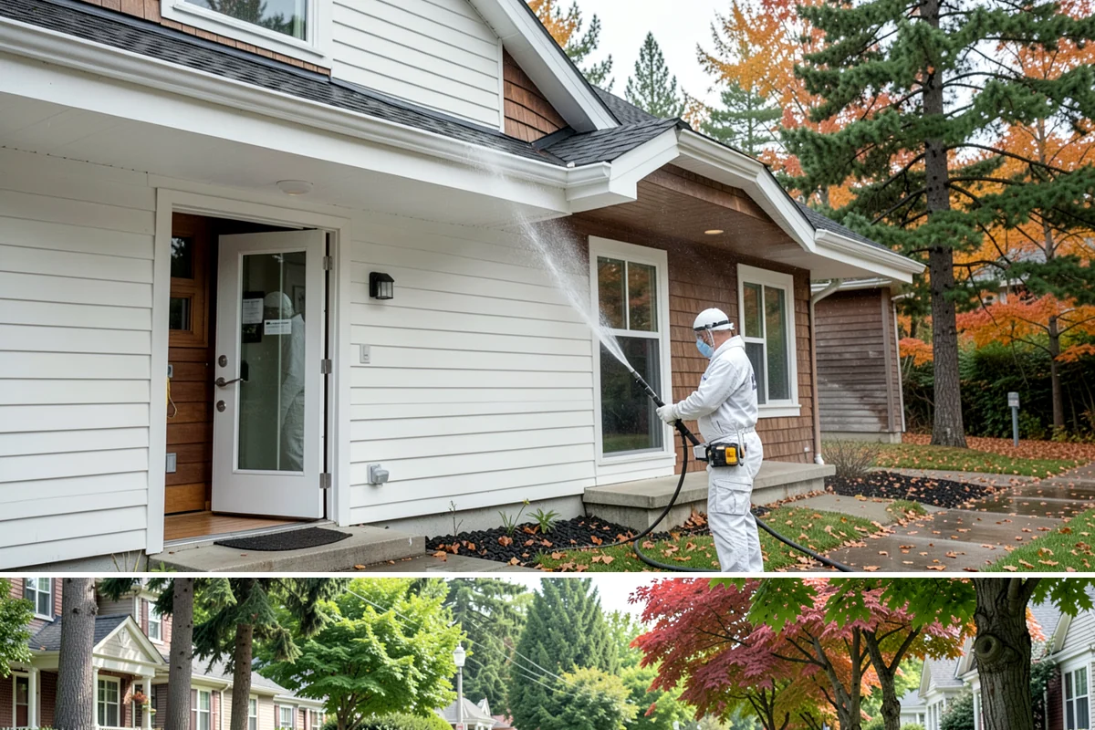 Patio Stain Removal in Beaux Arts Village, King County, WA - Patio stain removal works best in dry weather so treatments dwell without rain dilution.