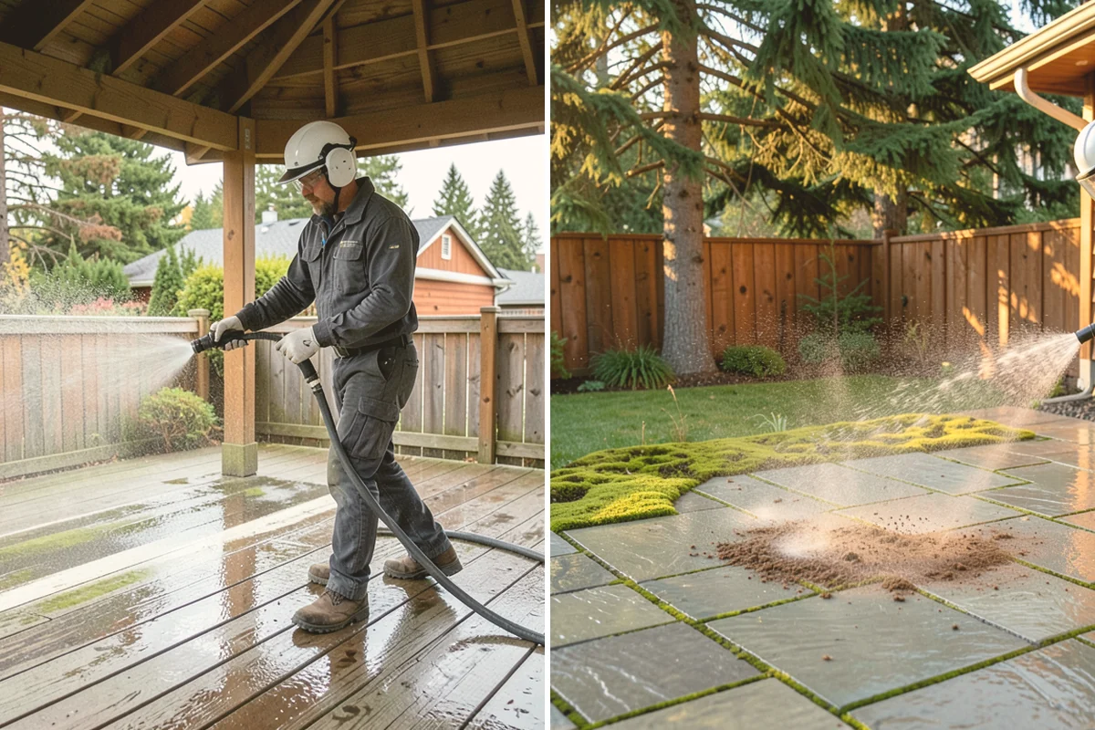 Patio Stain Removal in Bellevue, King County, WA - Identify each stain and select the right treatment