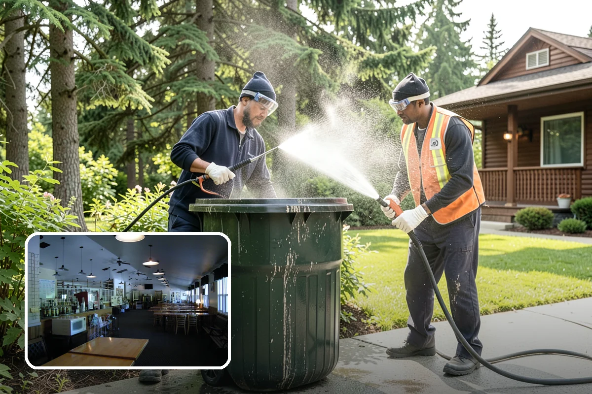Patio Stain Removal in Black Diamond, King County, WA - Removes grease, rust, tannin, and organic stains