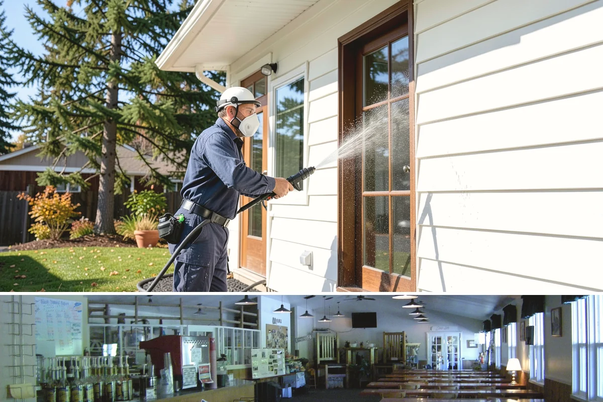 Patio Stain Removal in Black Diamond, King County, WA - Patio stain removal works best in dry weather so treatments dwell without rain dilution.