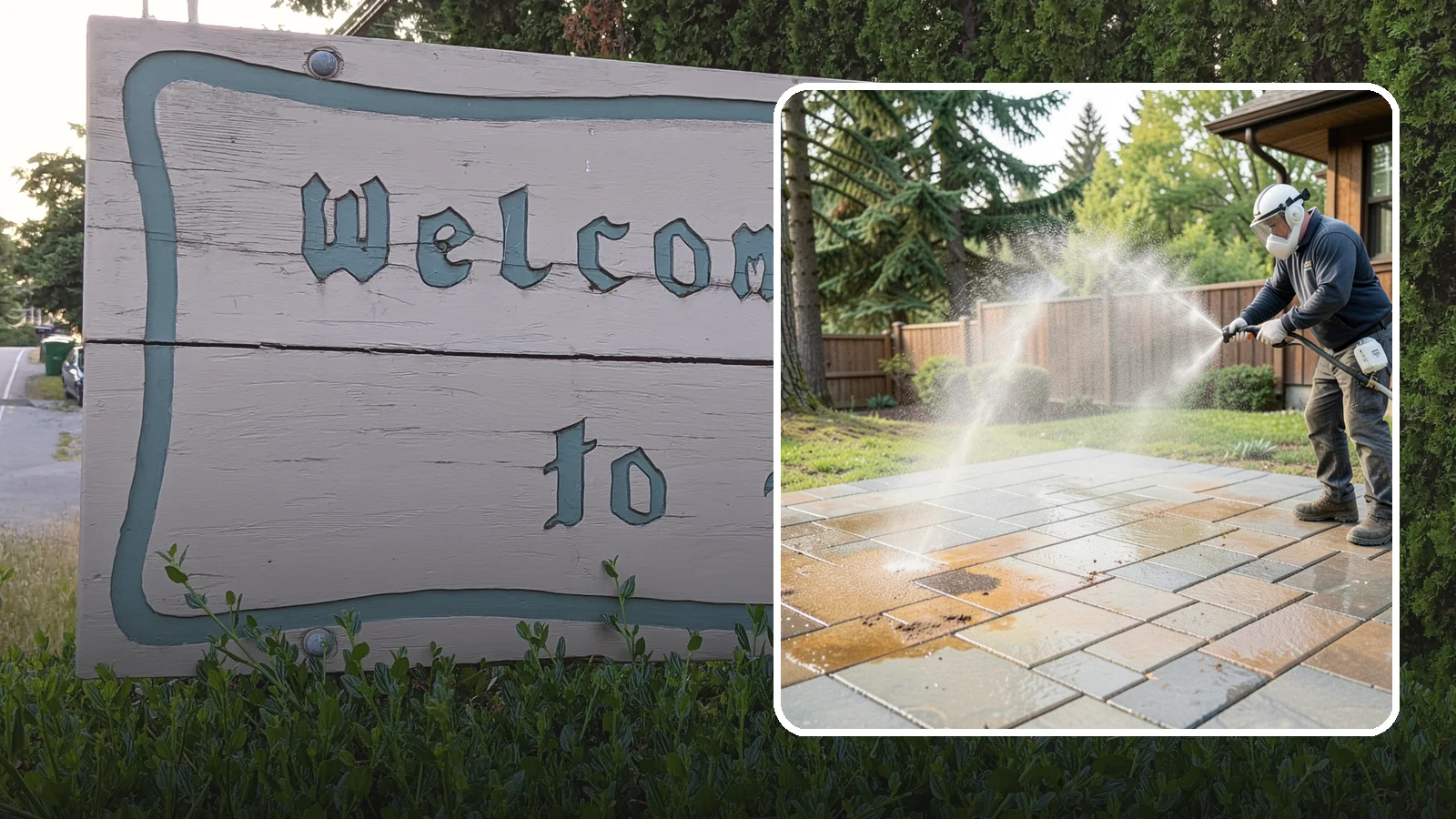 Patio Stain Removal in Brier, Snohomish County, WA - Target and lift stubborn patio stains from grease, rust, tannin, and organic buildup.