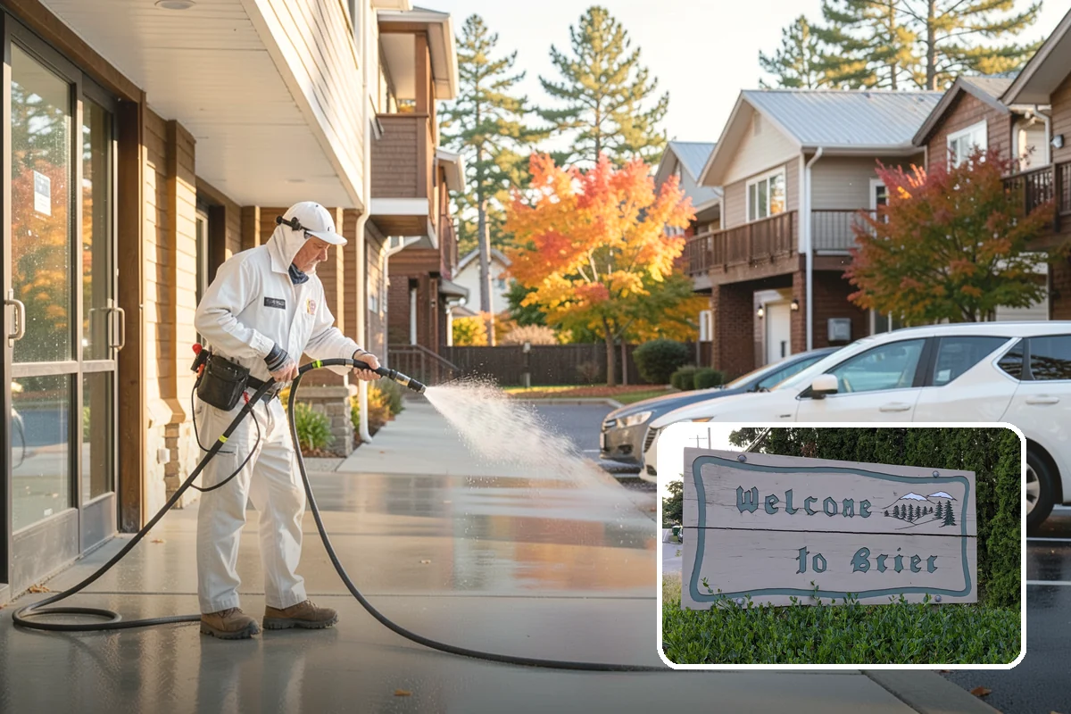 Patio Stain Removal in Brier, Snohomish County, WA - Removes grease, rust, tannin, and organic stains