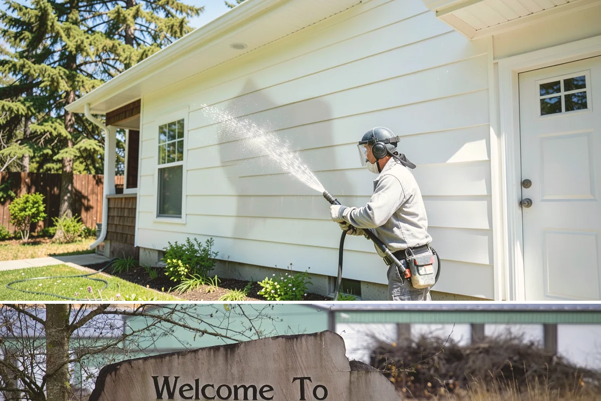 Patio Stain Removal in Buckley, Pierce County, WA - Patio stain removal works best in dry weather so treatments dwell without rain dilution.