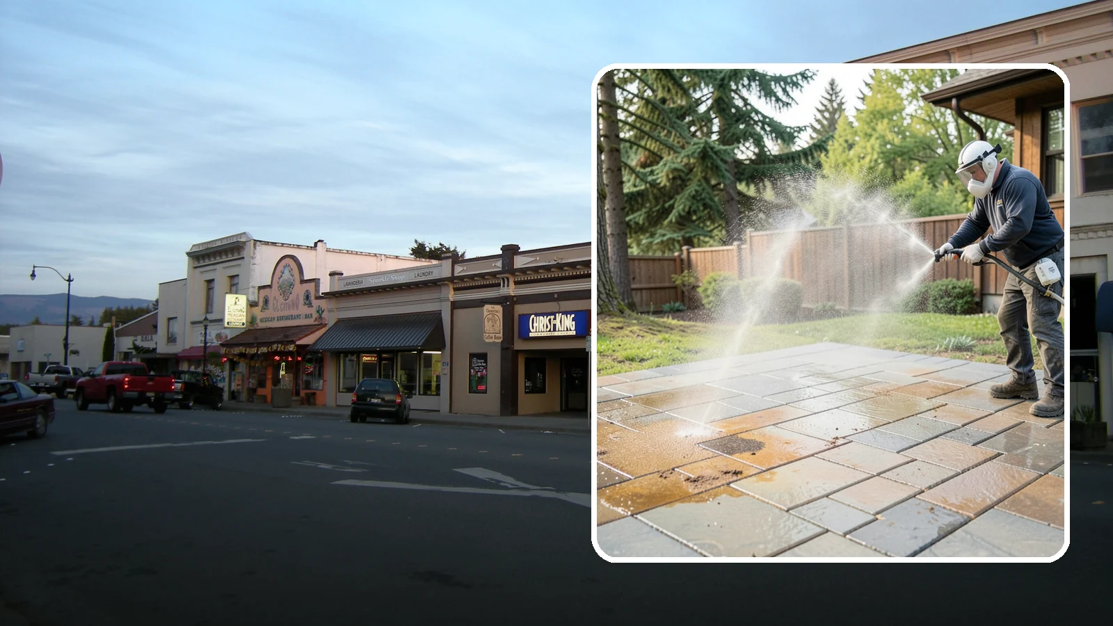 Patio Stain Removal in Burlington, Skagit County, WA - Target and lift stubborn patio stains from grease, rust, tannin, and organic buildup.