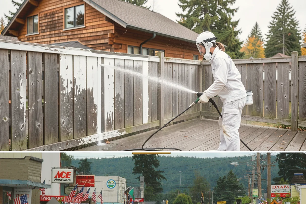 Patio Stain Removal in Carnation, King County, WA - Patio stain removal works best in dry weather so treatments dwell without rain dilution.