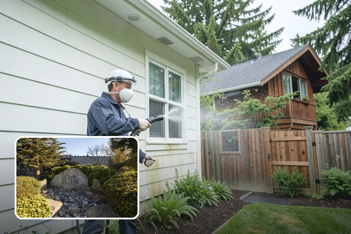 Patio Stain Removal in Clyde Hill, King County, WA - Removes grease, rust, tannin, and organic stains