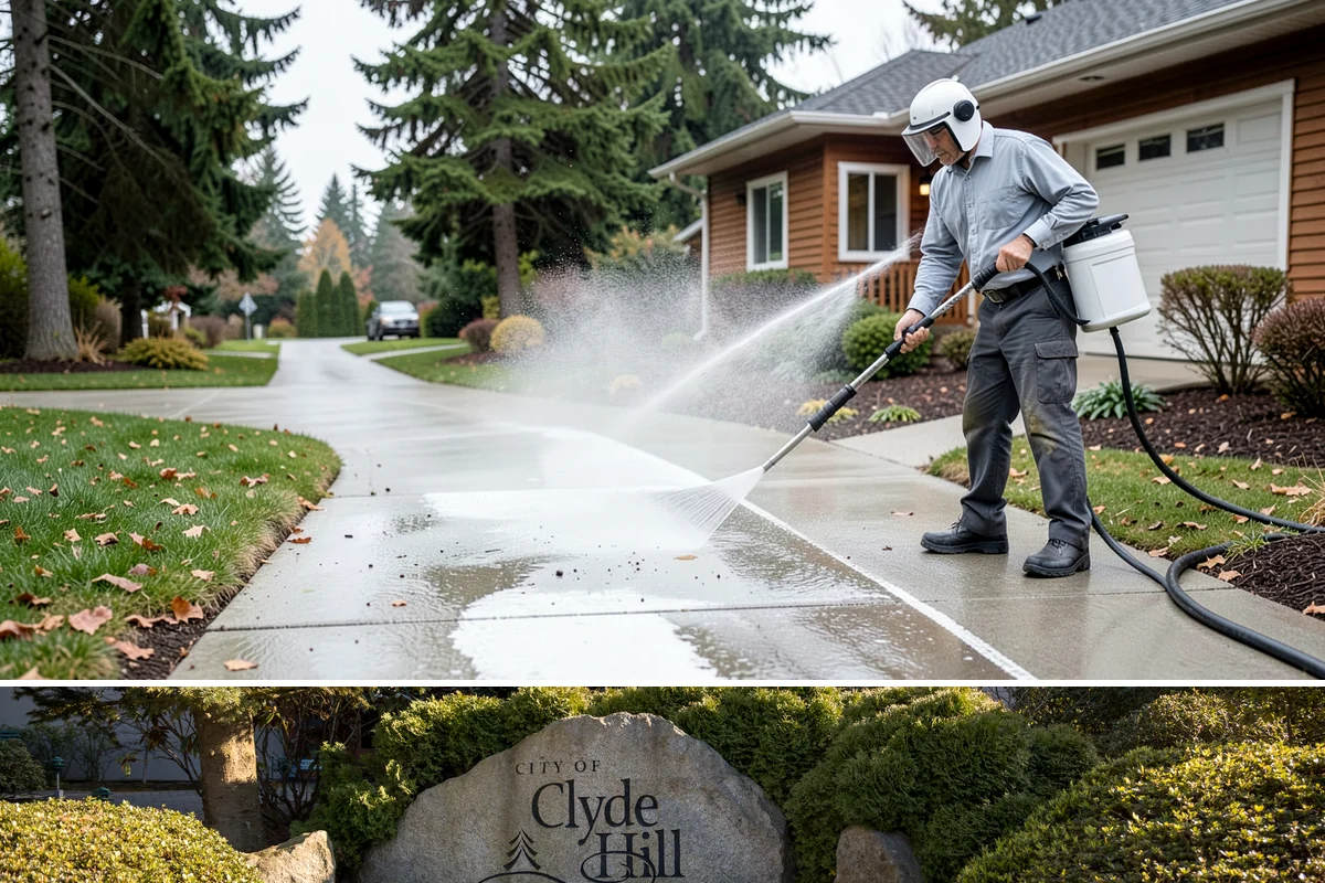 Patio Stain Removal in Clyde Hill, King County, WA - Patio stain removal works best in dry weather so treatments dwell without rain dilution.