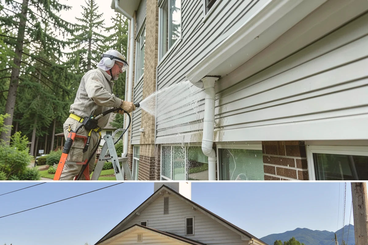 Patio Stain Removal in Concrete, Skagit County, WA - Patio stain removal works best in dry weather so treatments dwell without rain dilution.