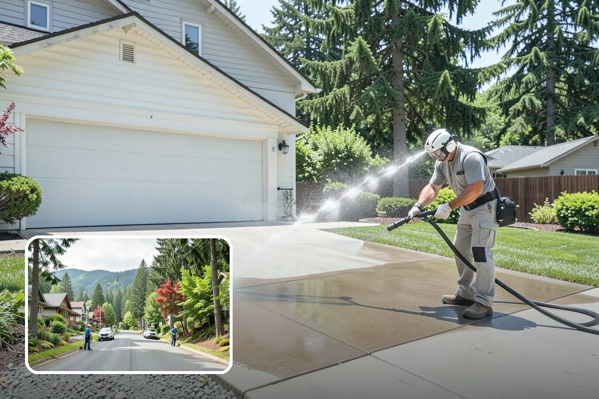 Patio Stain Removal in Darrington, Snohomish County, WA - Removes grease, rust, tannin, and organic stains