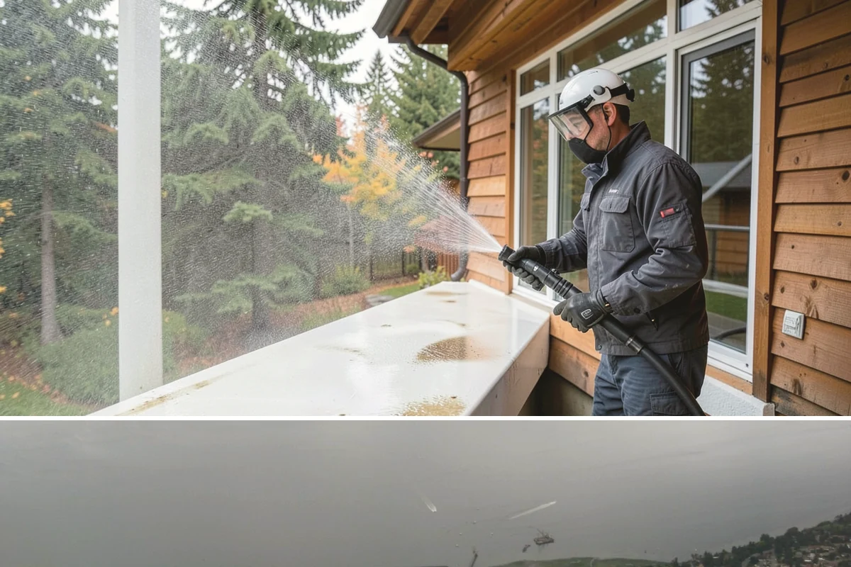 Patio Stain Removal in Des Moines, King County, WA - Patio stain removal works best in dry weather so treatments dwell without rain dilution.