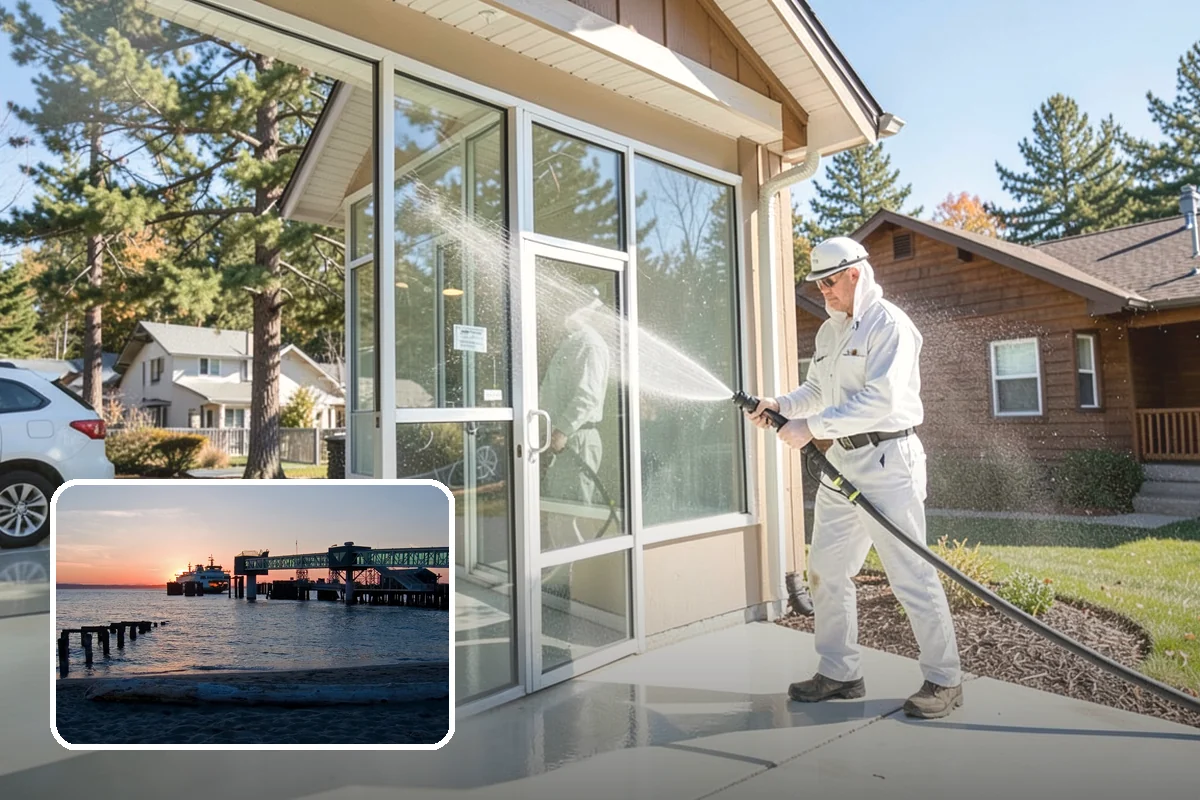 Patio Stain Removal in Edmonds, Snohomish County, WA - Removes grease, rust, tannin, and organic stains