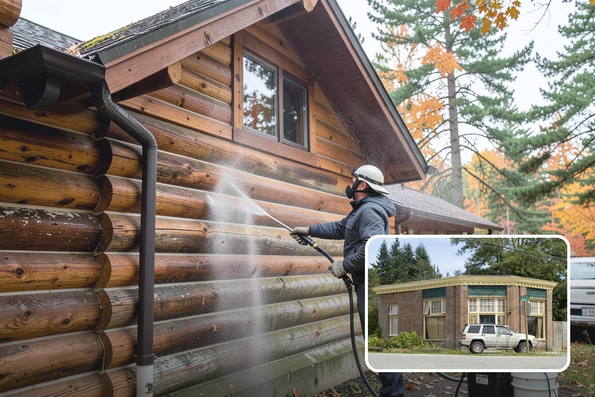 Patio Stain Removal in Hamilton, Skagit County, WA - Removes grease, rust, tannin, and organic stains