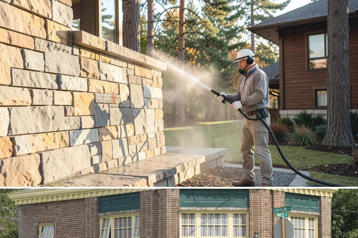 Patio Stain Removal in Hamilton, Skagit County, WA - Patio stain removal works best in dry weather so treatments dwell without rain dilution.