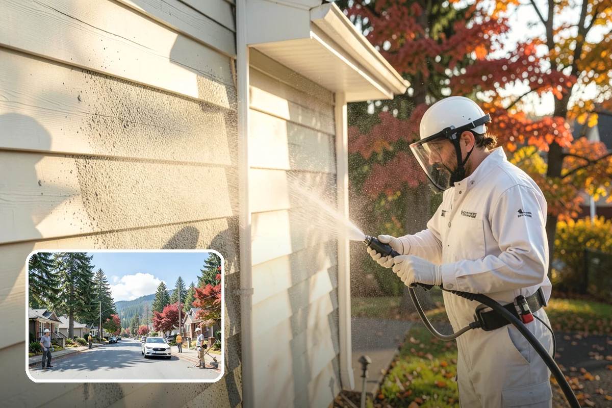 Patio Stain Removal in Hunts Point, King County, WA - Removes grease, rust, tannin, and organic stains