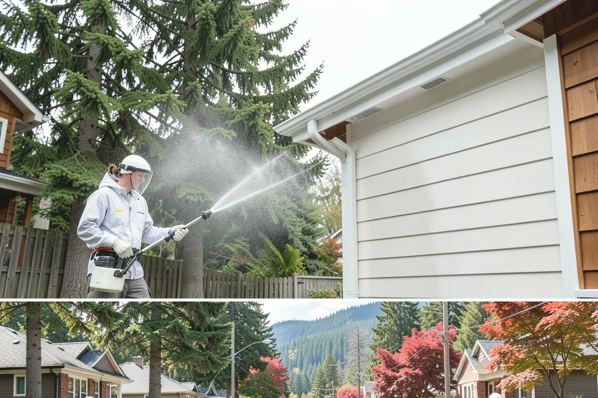 Patio Stain Removal in Hunts Point, King County, WA - Patio stain removal works best in dry weather so treatments dwell without rain dilution.