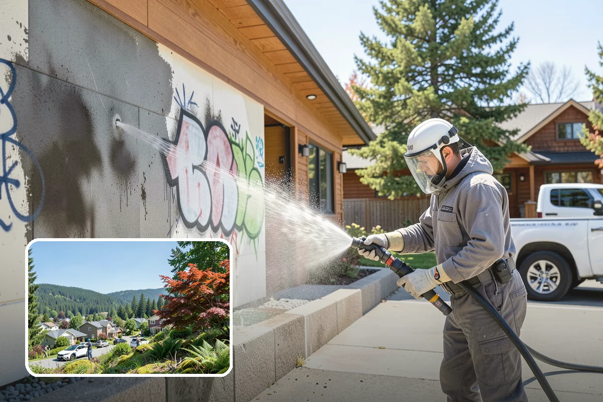 Patio Stain Removal in Index, Snohomish County, WA - Removes grease, rust, tannin, and organic stains