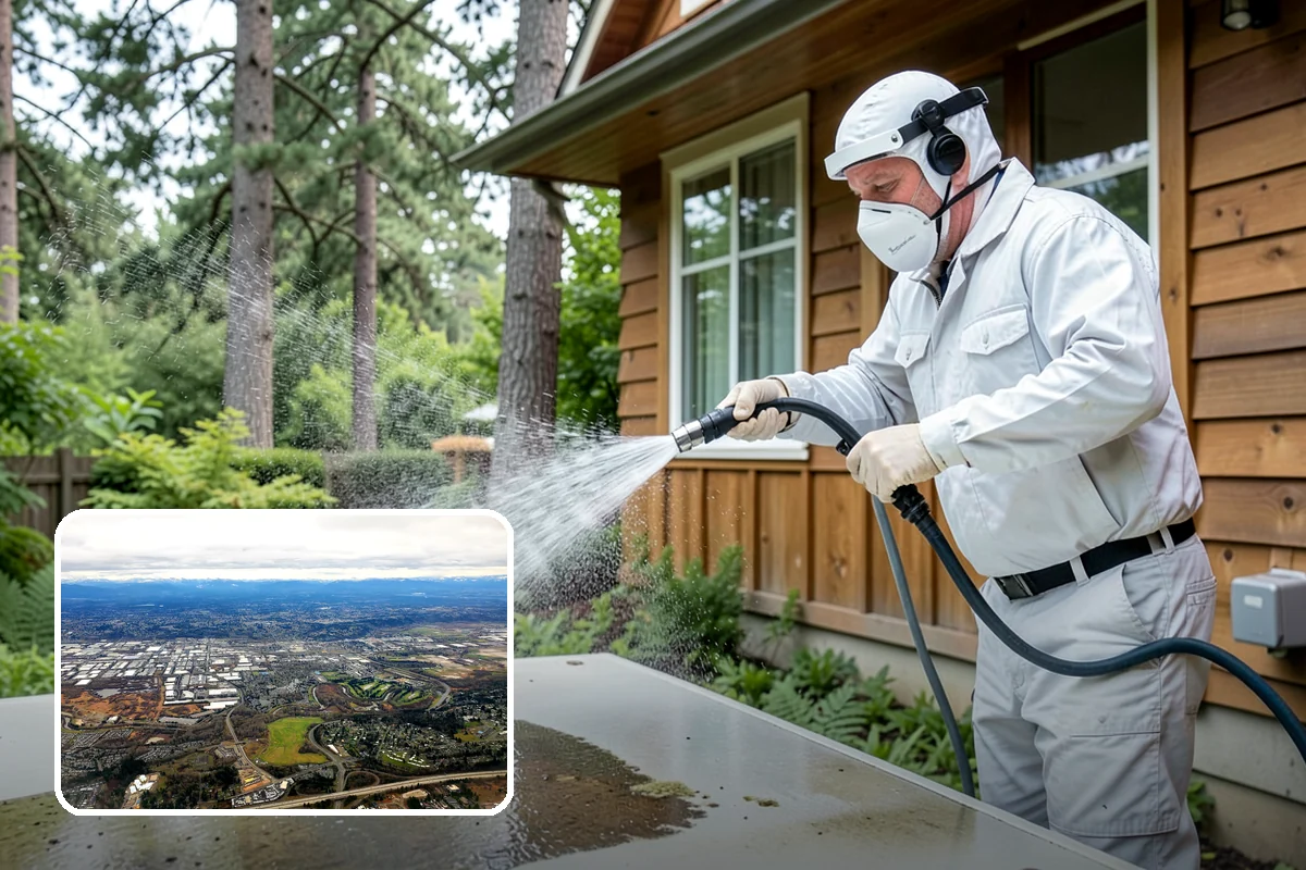 Patio Stain Removal in Kent, King County, WA - Removes grease, rust, tannin, and organic stains