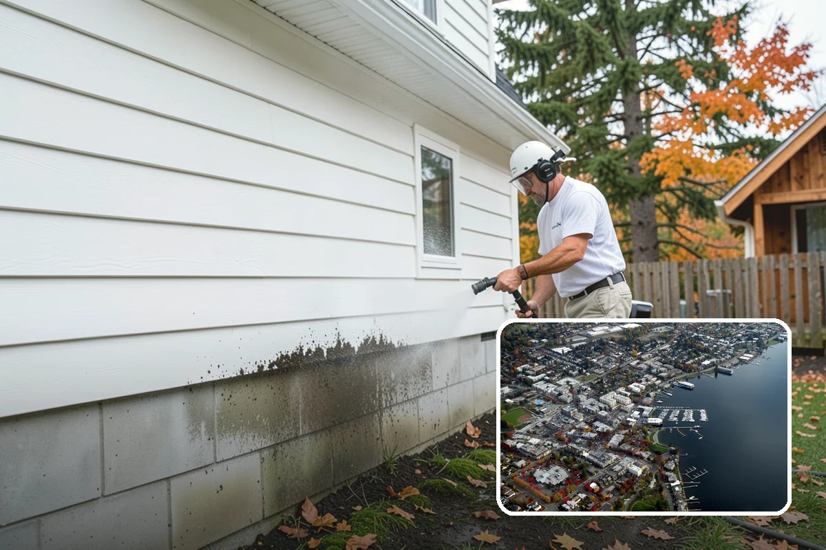Patio Stain Removal in Kirkland, King County, WA - Removes grease, rust, tannin, and organic stains