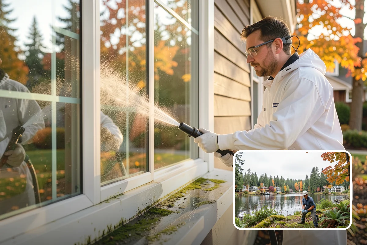 Patio Stain Removal in La Conner, Skagit County, WA - Removes grease, rust, tannin, and organic stains
