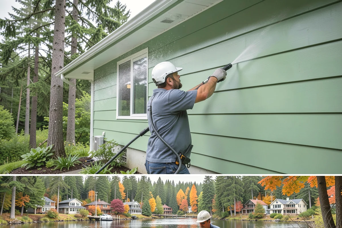 Patio Stain Removal in La Conner, Skagit County, WA - Patio stain removal works best in dry weather so treatments dwell without rain dilution.