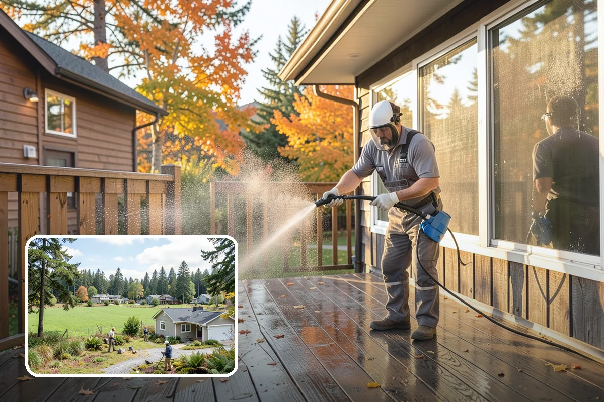 Patio Stain Removal in Lyman, Skagit County, WA - Removes grease, rust, tannin, and organic stains