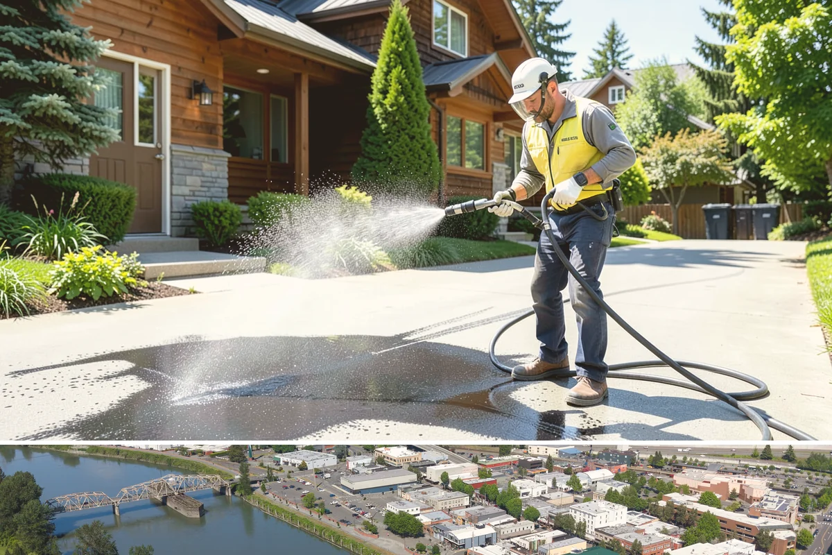 Patio Stain Removal in Mount Vernon, Skagit County, WA - Patio stain removal works best in dry weather so treatments dwell without rain dilution.