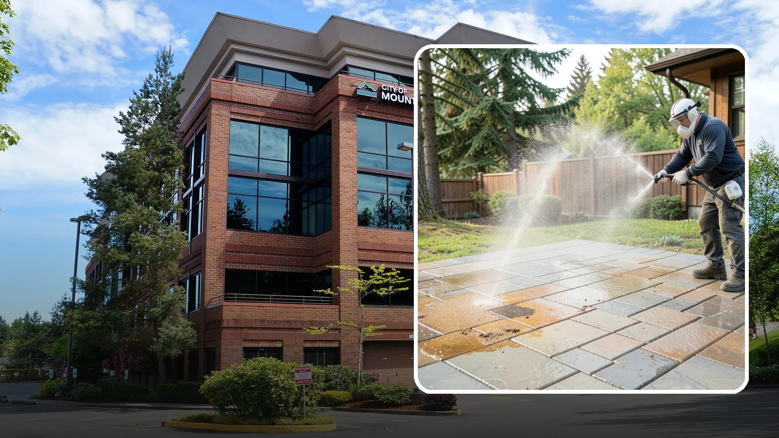 Patio Stain Removal in Mountlake Terrace, Snohomish County, WA - Target and lift stubborn patio stains from grease, rust, tannin, and organic buildup.