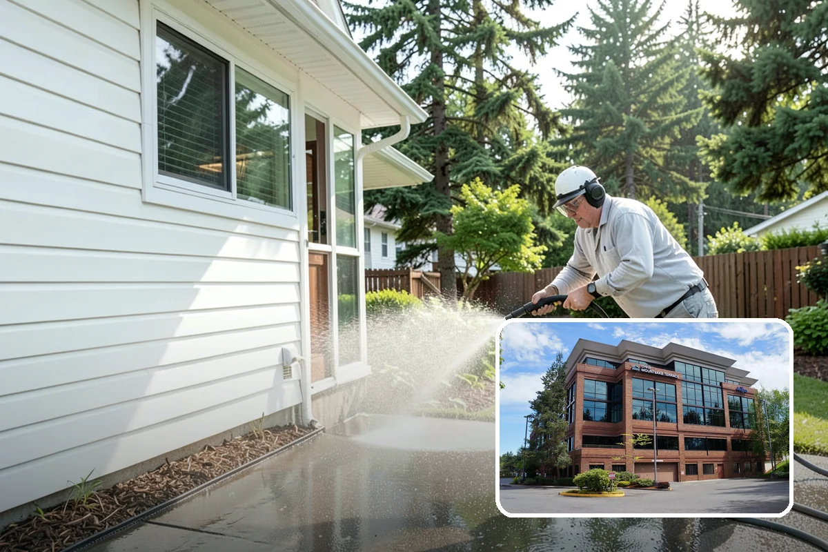 Patio Stain Removal in Mountlake Terrace, Snohomish County, WA - Removes grease, rust, tannin, and organic stains