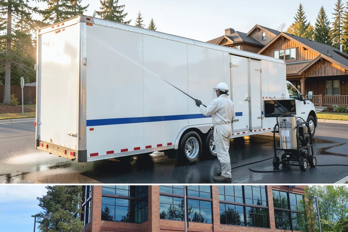 Patio Stain Removal in Mountlake Terrace, Snohomish County, WA - Patio stain removal works best in dry weather so treatments dwell without rain dilution.