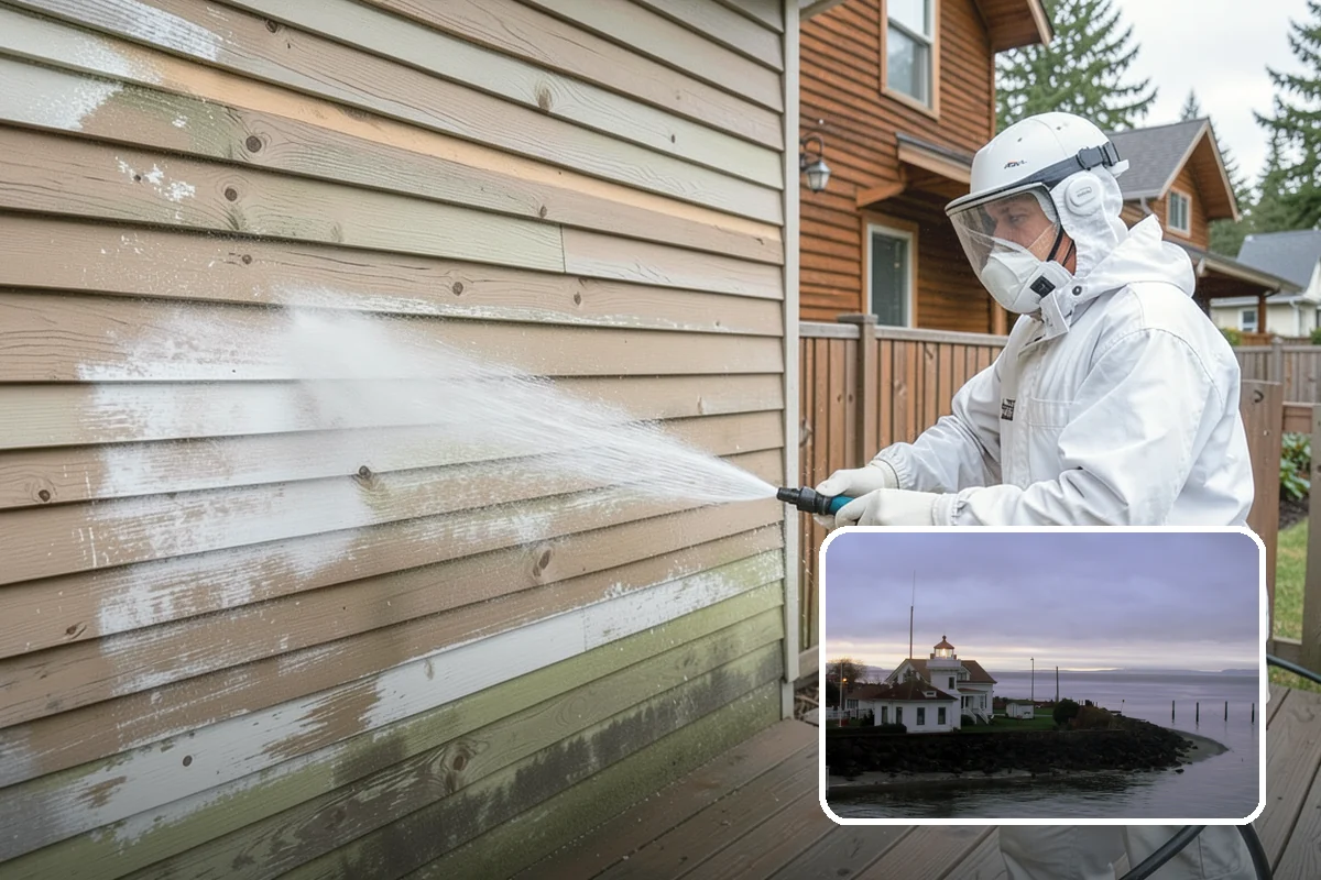 Patio Stain Removal in Mukilteo, Snohomish County, WA - Removes grease, rust, tannin, and organic stains
