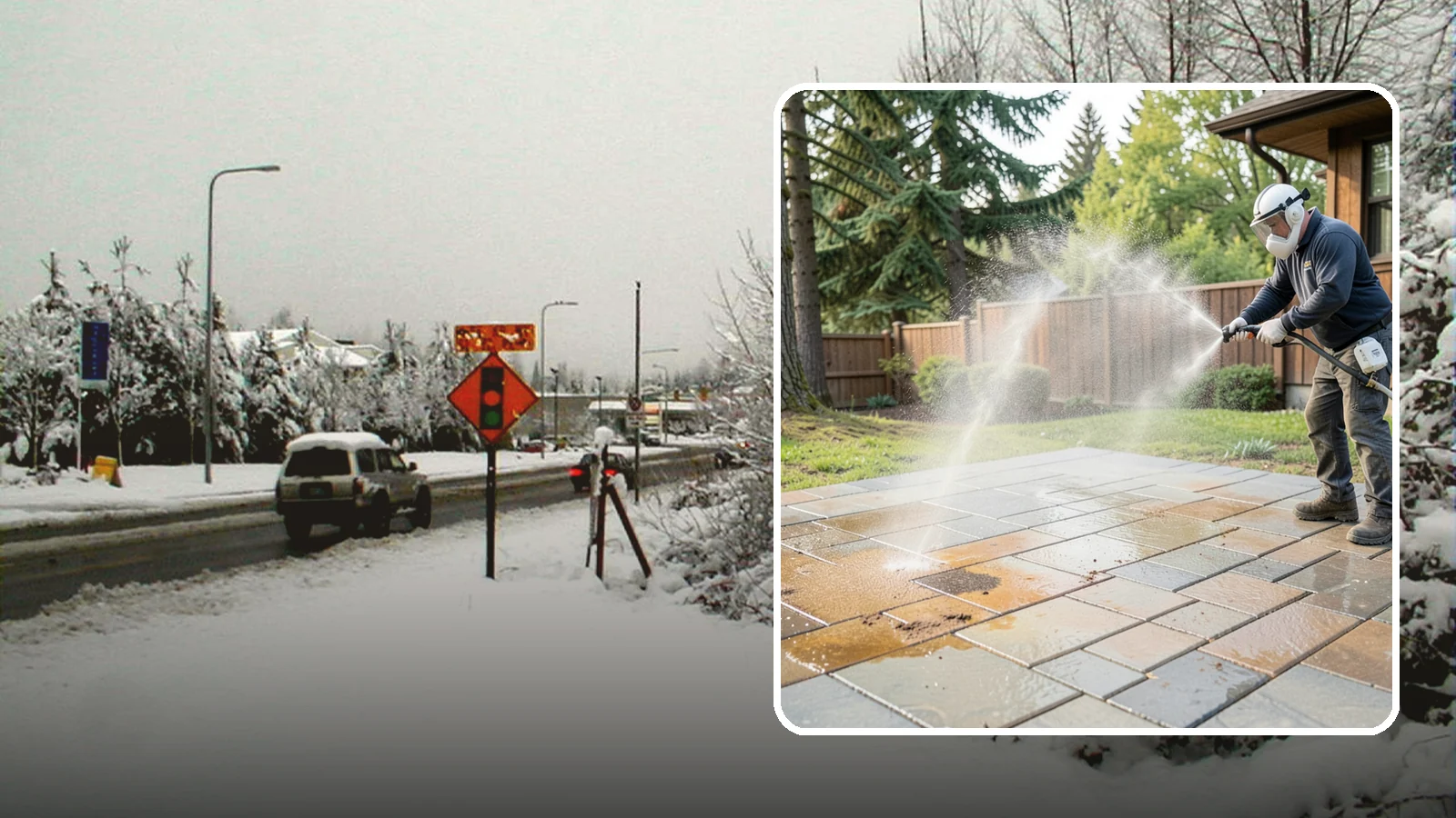 Patio Stain Removal in Newcastle, King County, WA - Target and lift stubborn patio stains from grease, rust, tannin, and organic buildup.