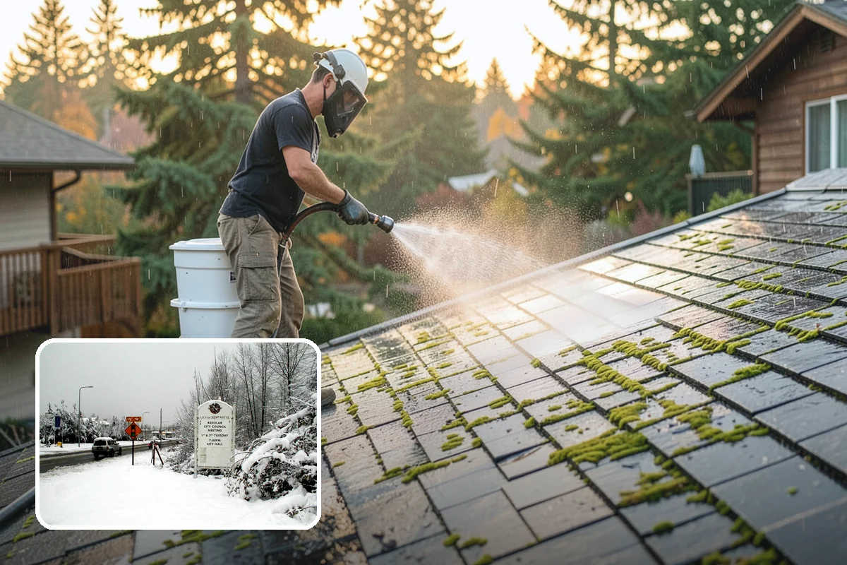 Patio Stain Removal in Newcastle, King County, WA - Removes grease, rust, tannin, and organic stains